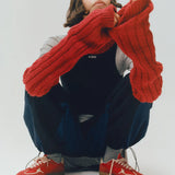 Alohas Tb.490 Rife Sheen Leather Sneaker in Red