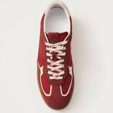 Alohas Tb.490 Rife Sheen Leather Sneaker in Red