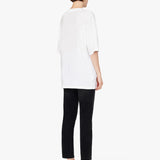 Anine Bing Cason Tee Blur in Ivory