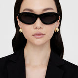 Anine Bing Roma Sunglasses in Black