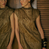 Anna Rossi Goldie Earring in Gold and Black