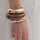 Anna Rossi Heirloom Bangle in Burgundy