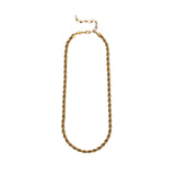 Anni Lu Golden Rope Necklace in Gold
