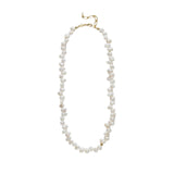 Anni Lu Pearly Drop Necklace in Gold