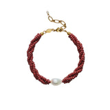 Anni Lu Rodeo Bracelet in Deep Burgundy