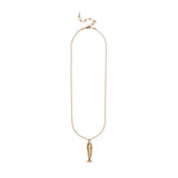 Anni Lu Something Fishy Necklace in Gold