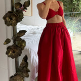 Artclub Cucciolo Skirt in Red