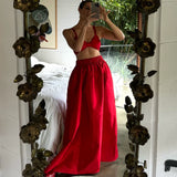 Artclub Cucciolo Skirt in Red