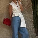 Artclub Seraphine Blouse In Chalk