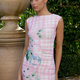 Aston Studio Ariel Dress in Baby Le Fruit Check