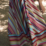 Aston Studio Rue Dress in Monarch Stripe
