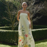 Aston Studio Lucie Dress in Buttermilk Fleur