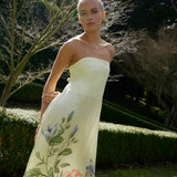Aston Studio Lucie Dress in Buttermilk Fleur