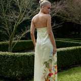 Aston Studio Lucie Dress in Buttermilk Fleur