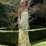 Aston Studio Lucie Dress in Buttermilk Fleur
