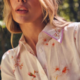 Aston Studio Vivian Blouse In Cloud Blossom