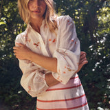 Aston Studio Vivian Blouse In Cloud Blossom