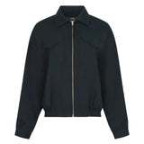 Bassike Raised Twill Western Jacket in Black