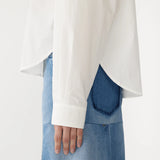 Bassike Casual Classic Shirt in Natural