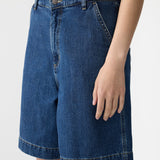 Bassike Denim Bermuda Short in Bright Indigo