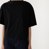 Bassike Midweight Jersey Short Sleeve T-Shirt in Black