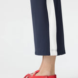 Bassike Stretch Twill Pull On Skirt in Ink and White