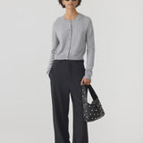 Bassike Stretch Twill Tailored Pant in Black