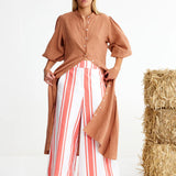 Binny National Hunt Dress in Choc Mousse