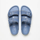 Birkenstock 1774 Arizona Stone Washed in Faded Denim