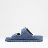 Birkenstock 1774 Arizona Stone Washed in Faded Denim