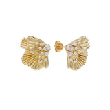 By Charlotte Ocean Whisper Statement Earrings in 18K Plated Gold