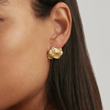 By Charlotte Ocean Whisper Statement Earrings in 18K Plated Gold
