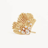 By Charlotte Ocean Whisper Statement Earrings in 18K Plated Gold