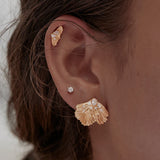 By Charlotte Ocean Whisper Statement Earrings in 18K Plated Gold