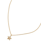 By Charlotte By The Sea Starfish Necklace in 18K Gold Vermeil