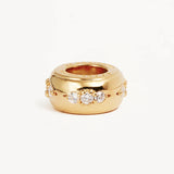 By Charlotte In Bloom Petal Charm in 18K Gold Vermeil