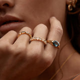 By Charlotte Infinite Skies Ring in 18K Gold Vermeil