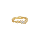 By Charlotte No Rain, No Flowers Ring in 18K Gold Vermeil