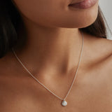 By Charlotte By The Shore Shell Necklace in Silver