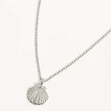 By Charlotte By The Shore Shell Necklace in Silver