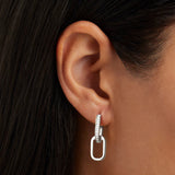 By Charlotte Connect Deeply Hoops in Silver