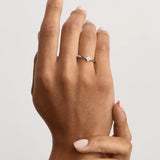 By Charlotte Crystal Bloom Ring in Silver