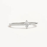 By Charlotte Crystal Bloom Ring in Silver