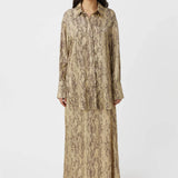 Camilla and Marc Barbican Shirt in Snake Print