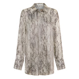 Camilla and Marc Barbican Shirt in Snake Print