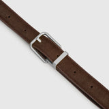 Camilla and Marc Blake Pony Belt in Chocolate and Silver