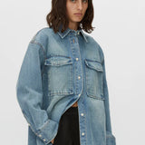 Camilla and Marc Blanca Denim Shirt in Light Vintage Wash