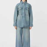 Camilla and Marc Blanca Denim Shirt in Light Vintage Wash