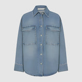 Camilla and Marc Blanca Denim Shirt in Light Vintage Wash