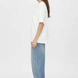 Camilla and Marc Bloom Embroidered Tee in Soft White